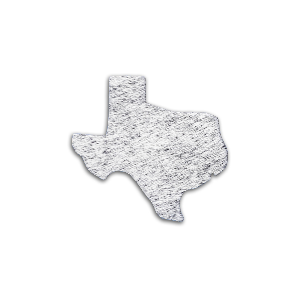 Coaster Texas Map, Beige Suede Backing