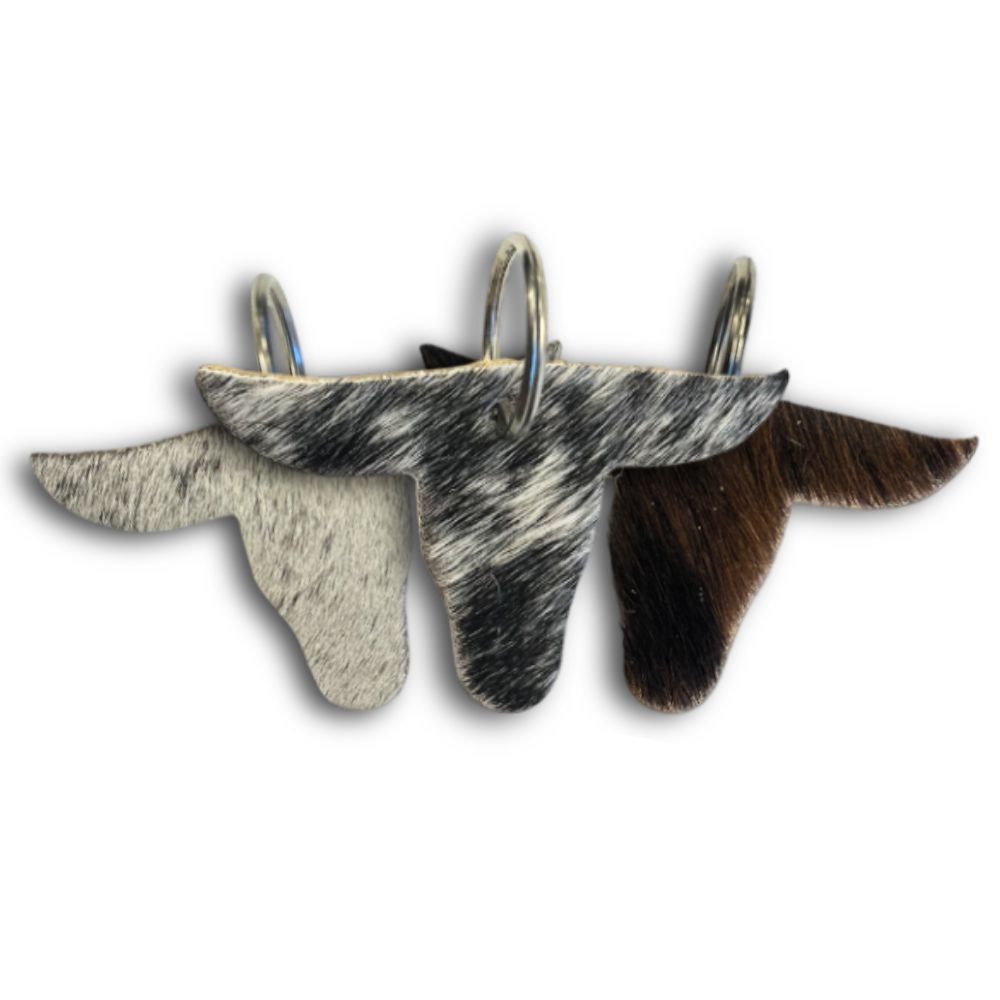 Keychain Longhorn, Made of Cowhide Keychain Longhorn, Made of Cowhide