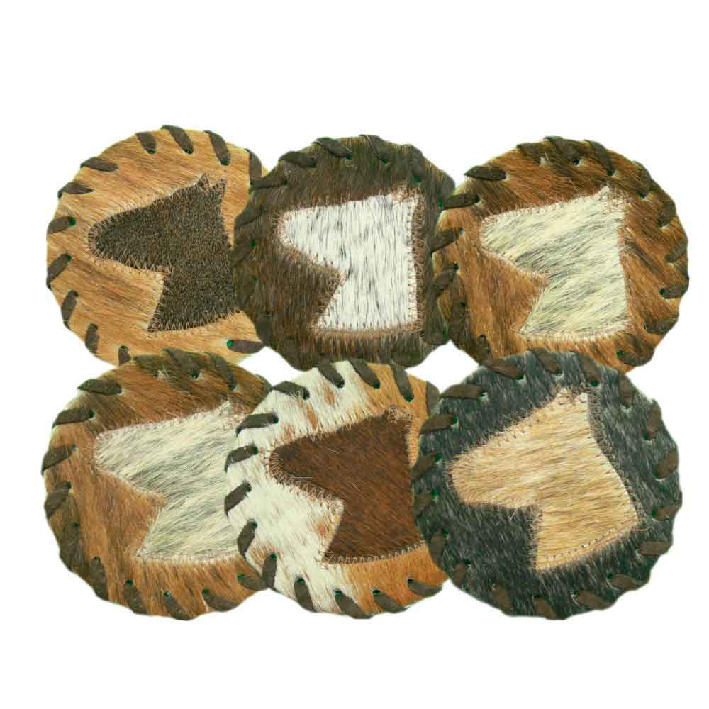 Coaster Horse Head, Laced Border Coaster Horse Head, Laced Border