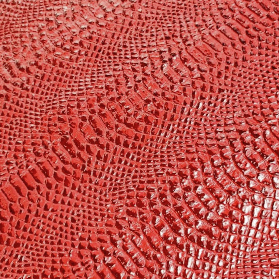 Snake Red Embossed Sides Snake Red Embossed Sides