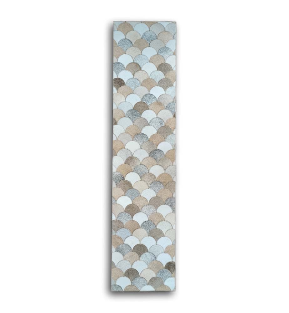 Table Runner, Model Shells, Colors White, Beige, Grey, Champagne, Size 20"x95" (0,50X2,40 M)