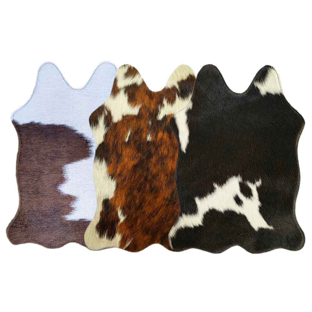 Placemat Cowhide Shape