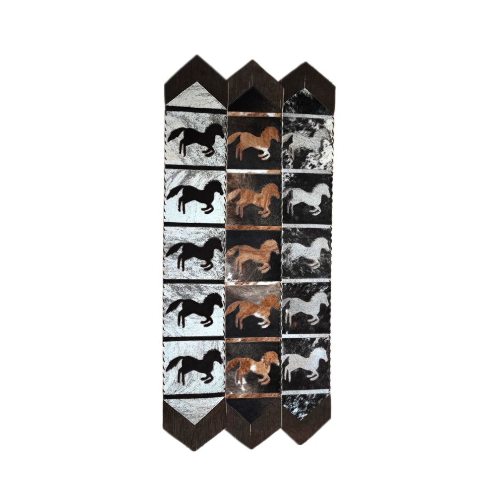 Table Runner Model 1 - Running Horse, with Fringes, 1' X 8' Table Runner Model 1 - Running Horse, with Fringes, 1' X 8'
