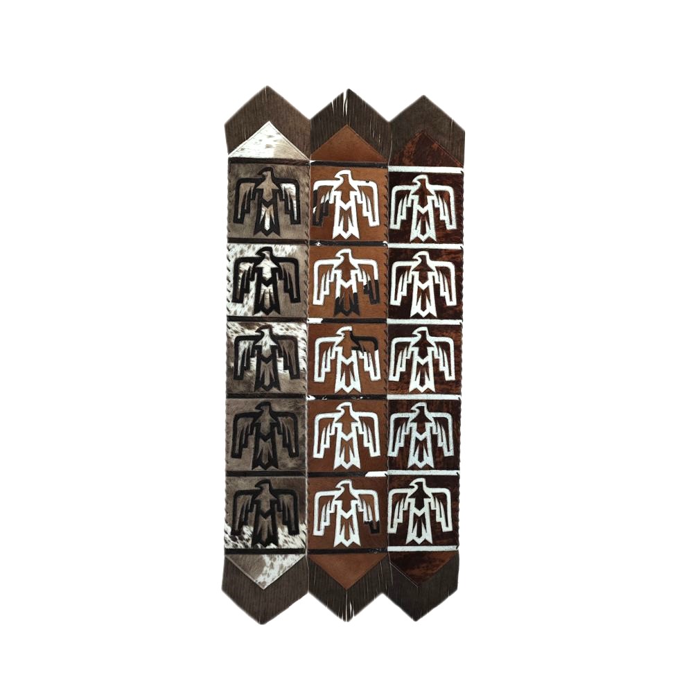 Table Runner Model 1 - Thunderbird, with Fringes, 1' X 8'