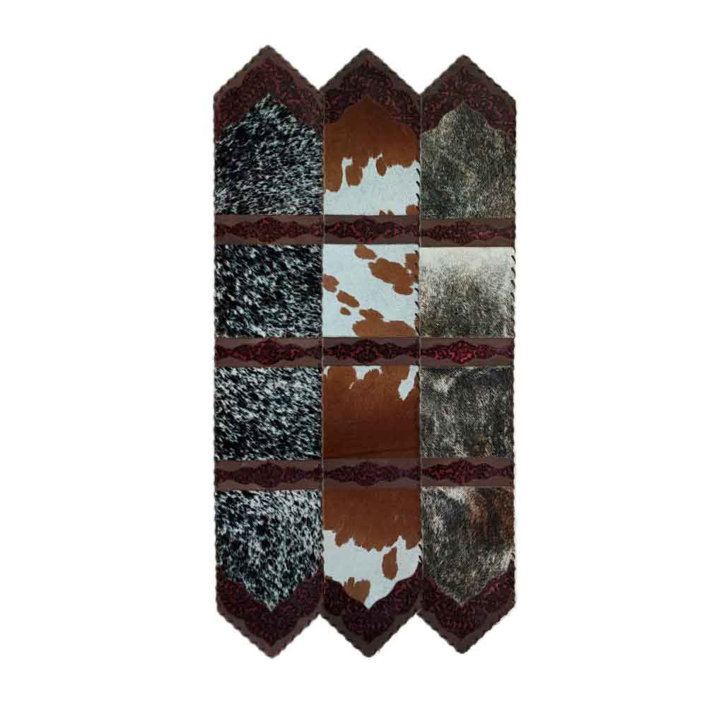 Table Runner Model 2 - Plain, Floral Red Details, Laced Border, 1' X 10'
