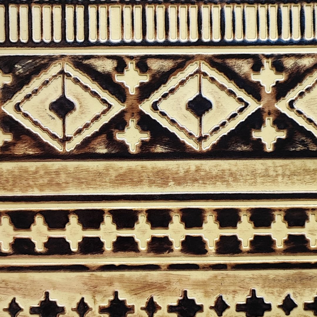 Navajo Tan Embossed Sides Navajo Tan Embossed Sides