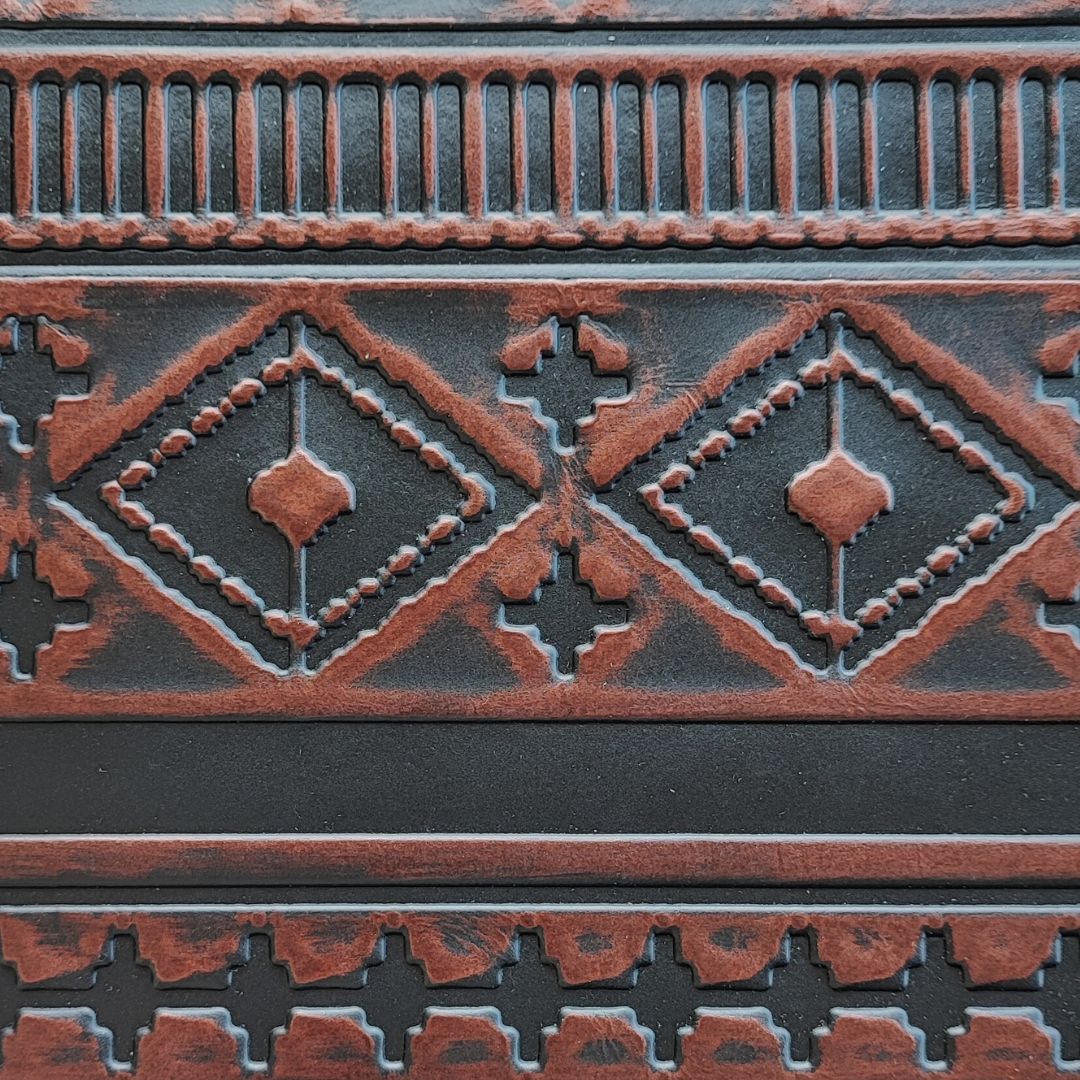 Navajo Copper & Black Embossed Sides Navajo Copper & Black Embossed Sides