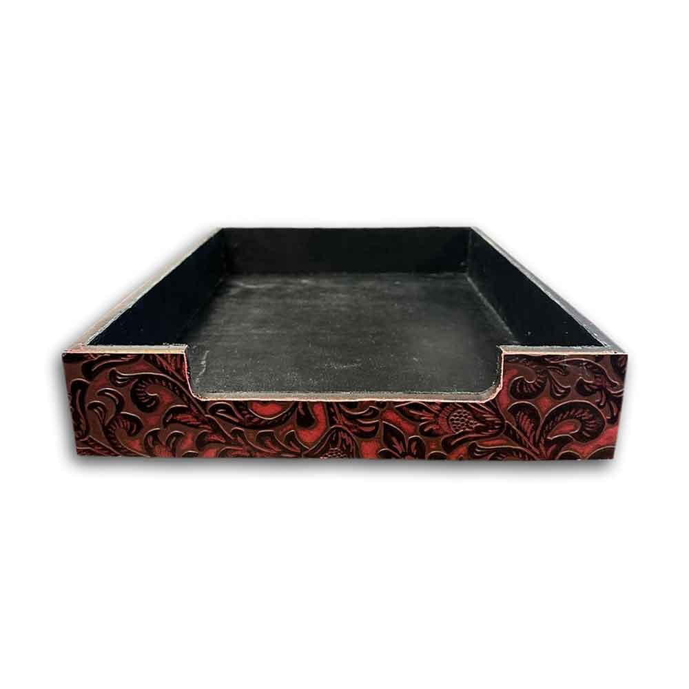 Magazine & Documents Organizer, Floral Red Magazine & Documents Organizer, Floral Red