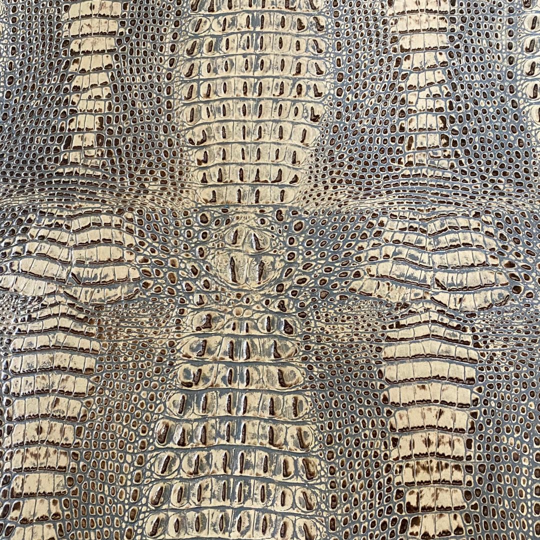 Croc Tan Embossed Sides Croc Tan Embossed Sides