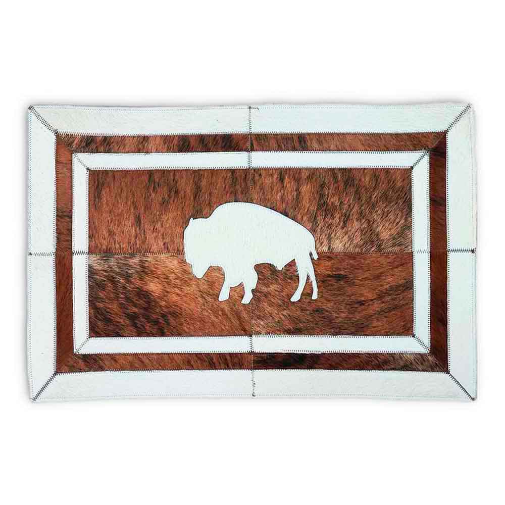 Bison Rug Size 32" x 20"