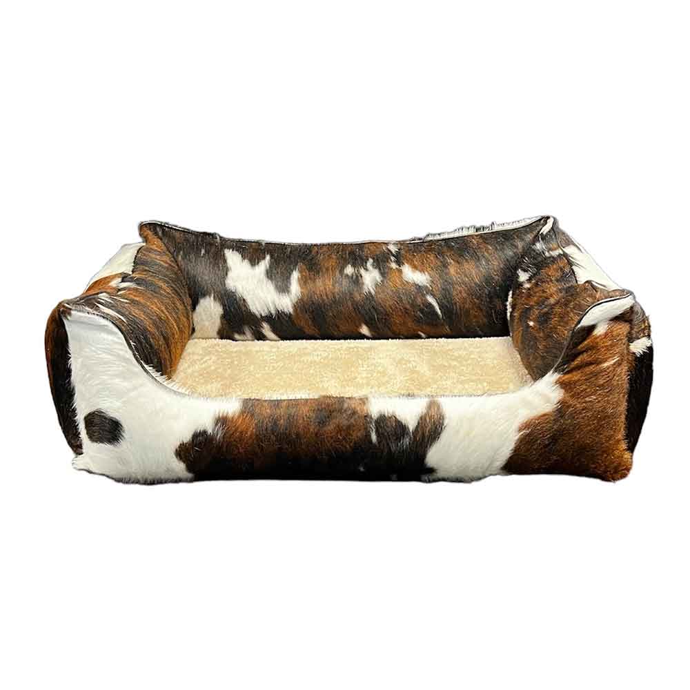Pet Bed, Cowhide Assorted Colors Pet Bed, Cowhide Assorted Colors