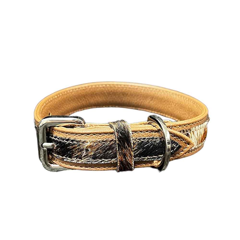 Dog Collar, Cowhide Assorted Colors