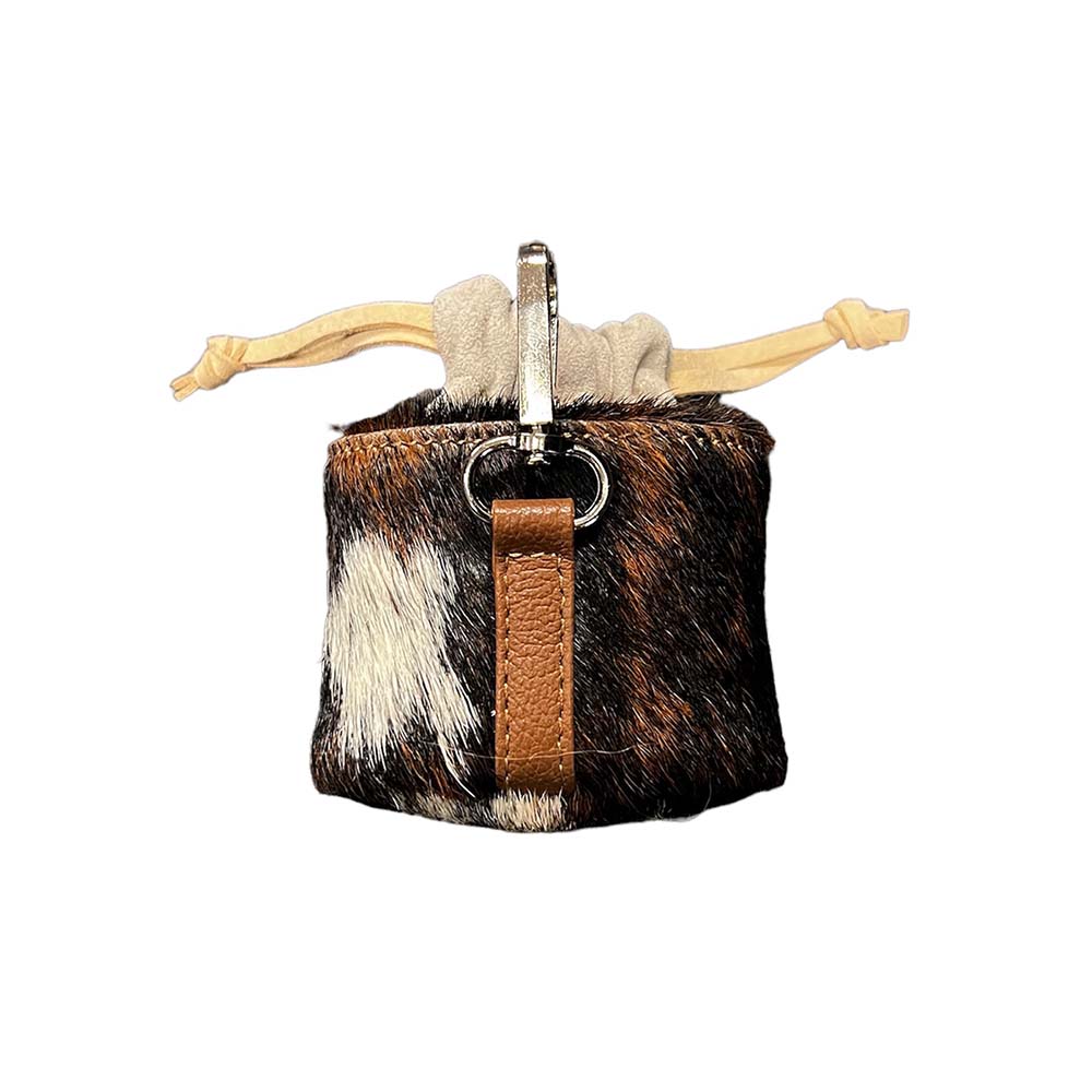 Treat Bag, Cowhide Assorted Colors