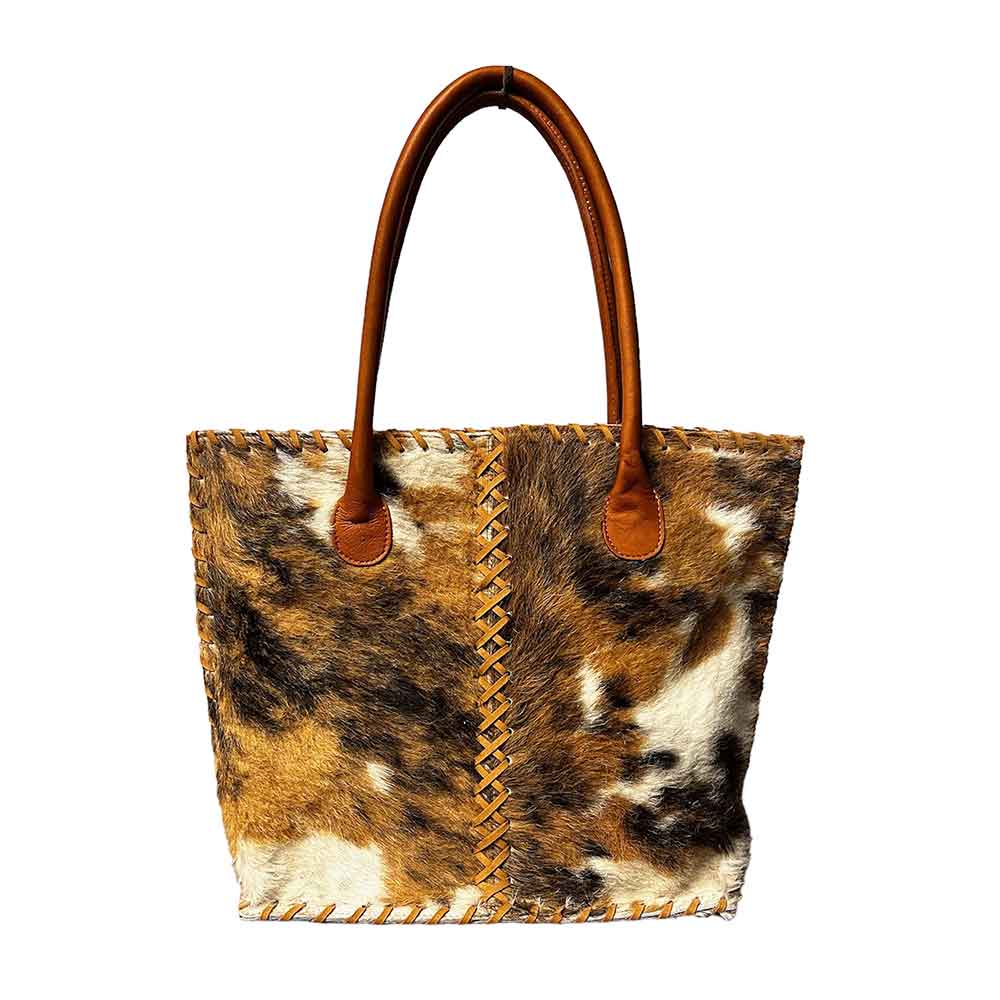 Elena Tote Bag, Cowhide Assorted Colors