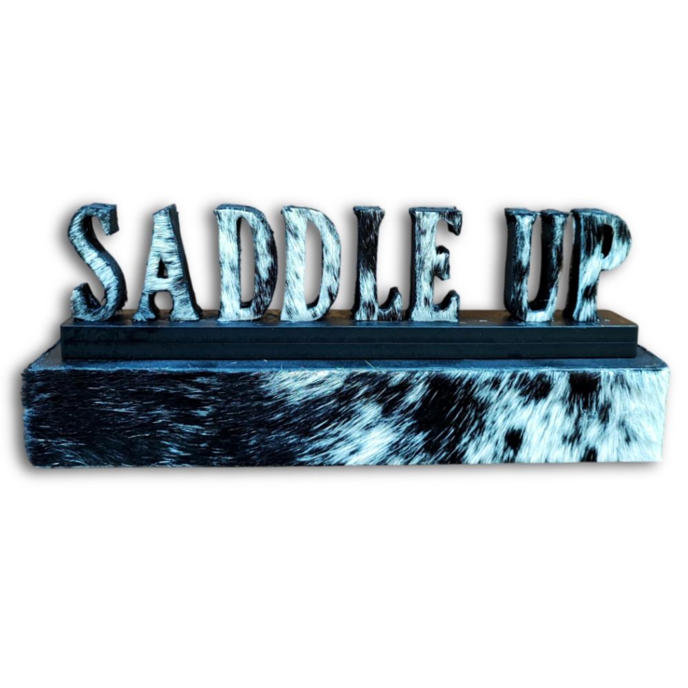 Decorative Words - Saddle Up Decorative Words - Saddle Up