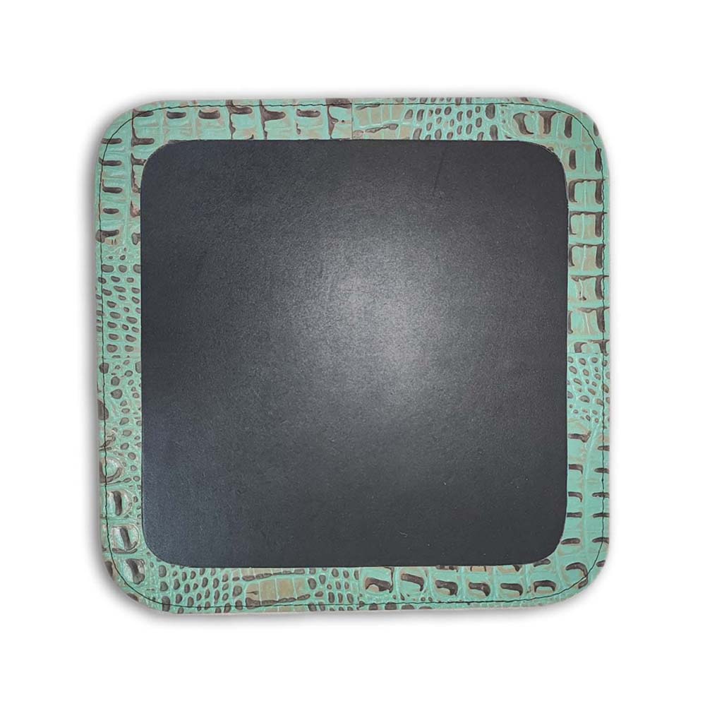 Mouse Pad, Croc Turquoise
