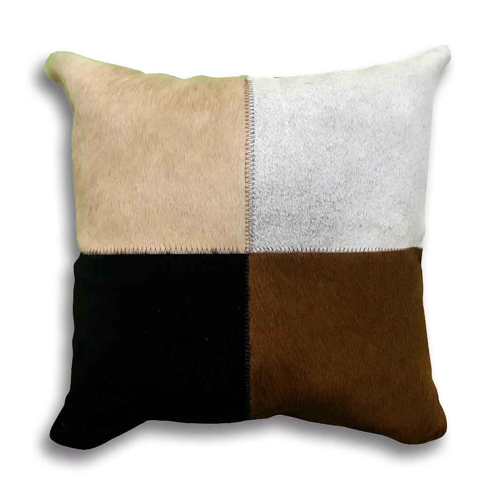 Pillow Case 4 Panels Multicolor, Cowhide Double Sided, Size 12' X 20' Pillow Case 4 Panels Multicolor, Cowhide Double Sided, Size 12' X 20'