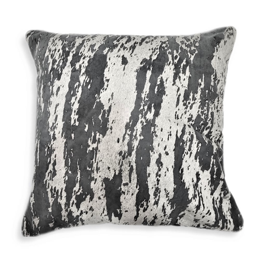 Pillow Case Bravo Grey, Cowhide Double Sided, Size 12' X 20' Pillow Case Bravo Grey, Cowhide Double Sided, Size 12' X 20'