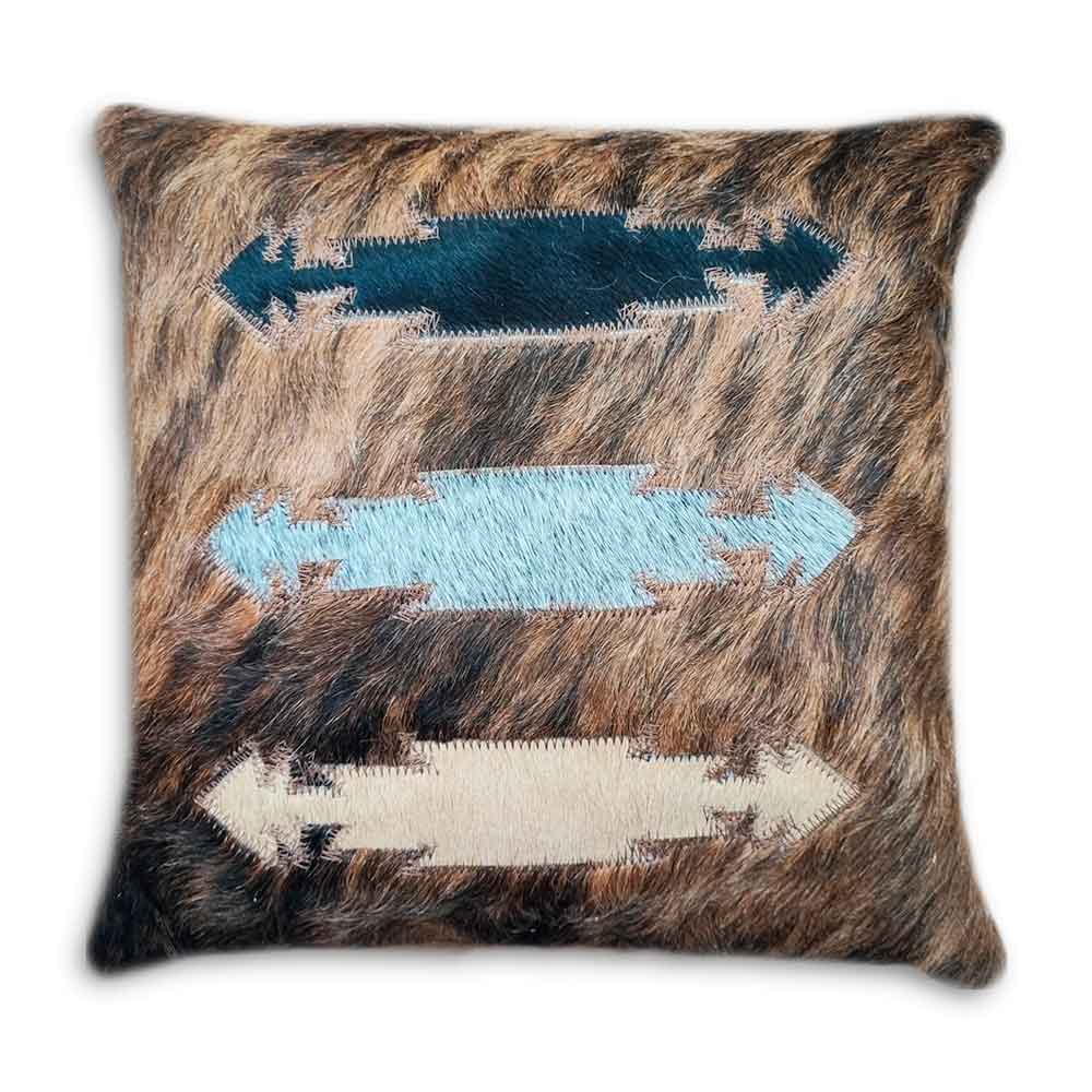 Pillow Case Pendleton, Cowhide Double Sided, Size 18' X 18'