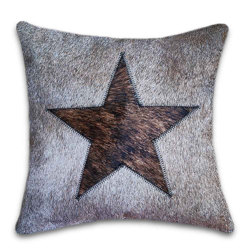 Pillow Case Star, Cowhide Double Sided, Size 12' X 20' Pillow Case Star, Cowhide Double Sided, Size 12' X 20'