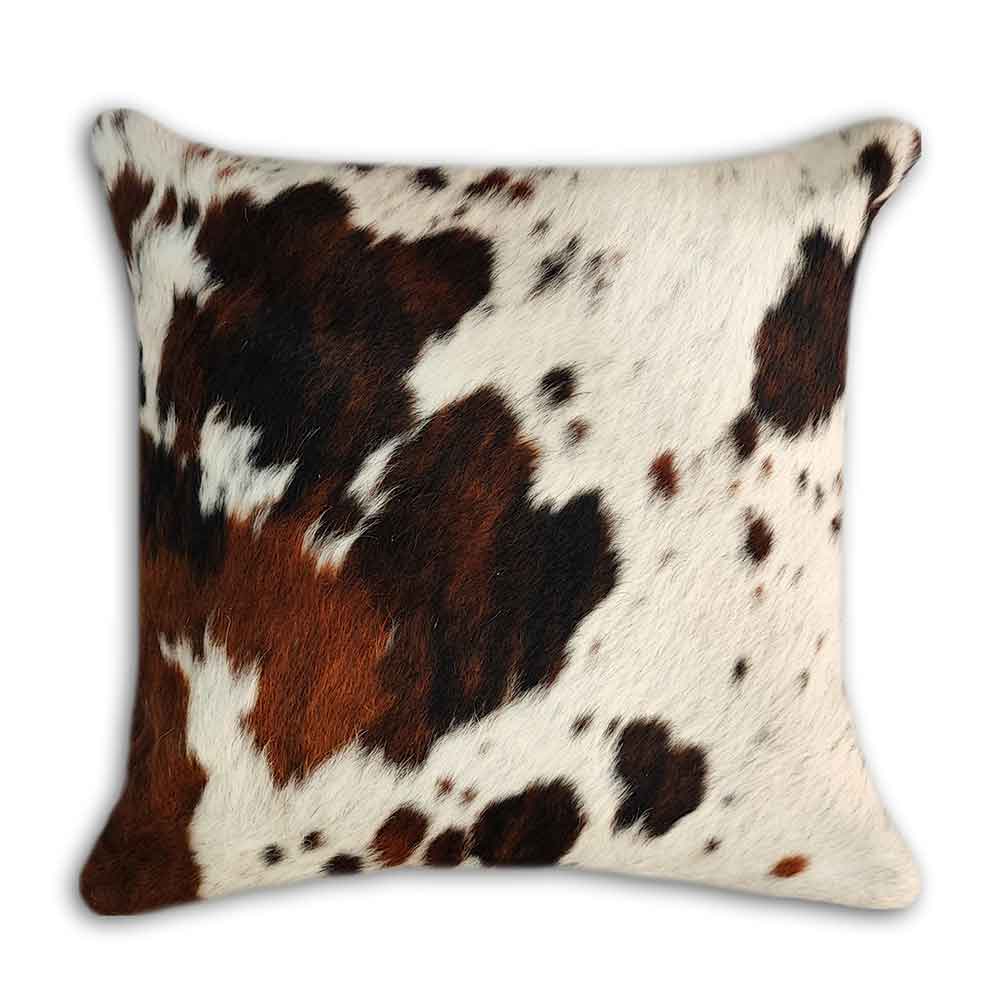 Pillow Case Exotic Tricolor, Cowhide Double Sided, Size 12' X 20' Pillow Case Exotic Tricolor, Cowhide Double Sided, Size 12' X 20'