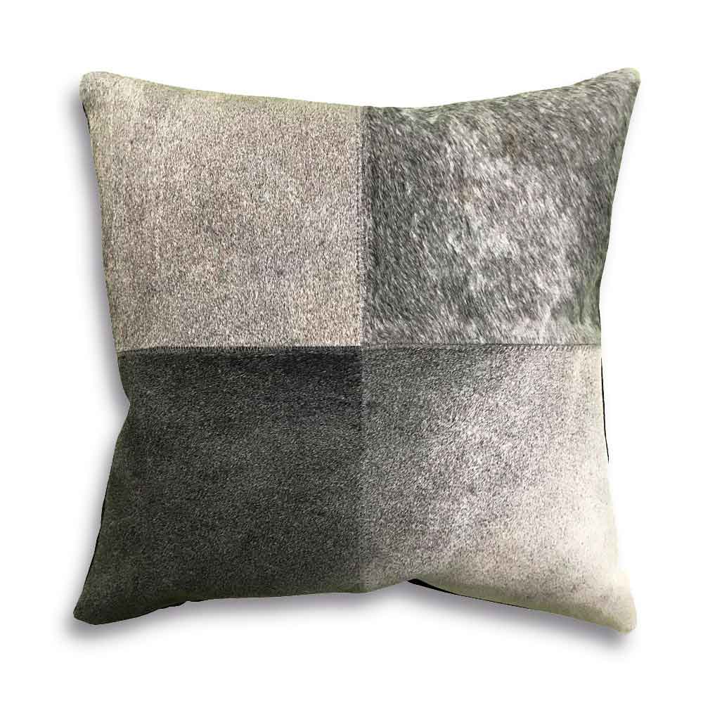 Pillow Case 4 Panels Grey, Suede Fabric Backing, Size 12' X 20' Pillow Case 4 Panels Grey, Suede Fabric Backing, Size 12' X 20'
