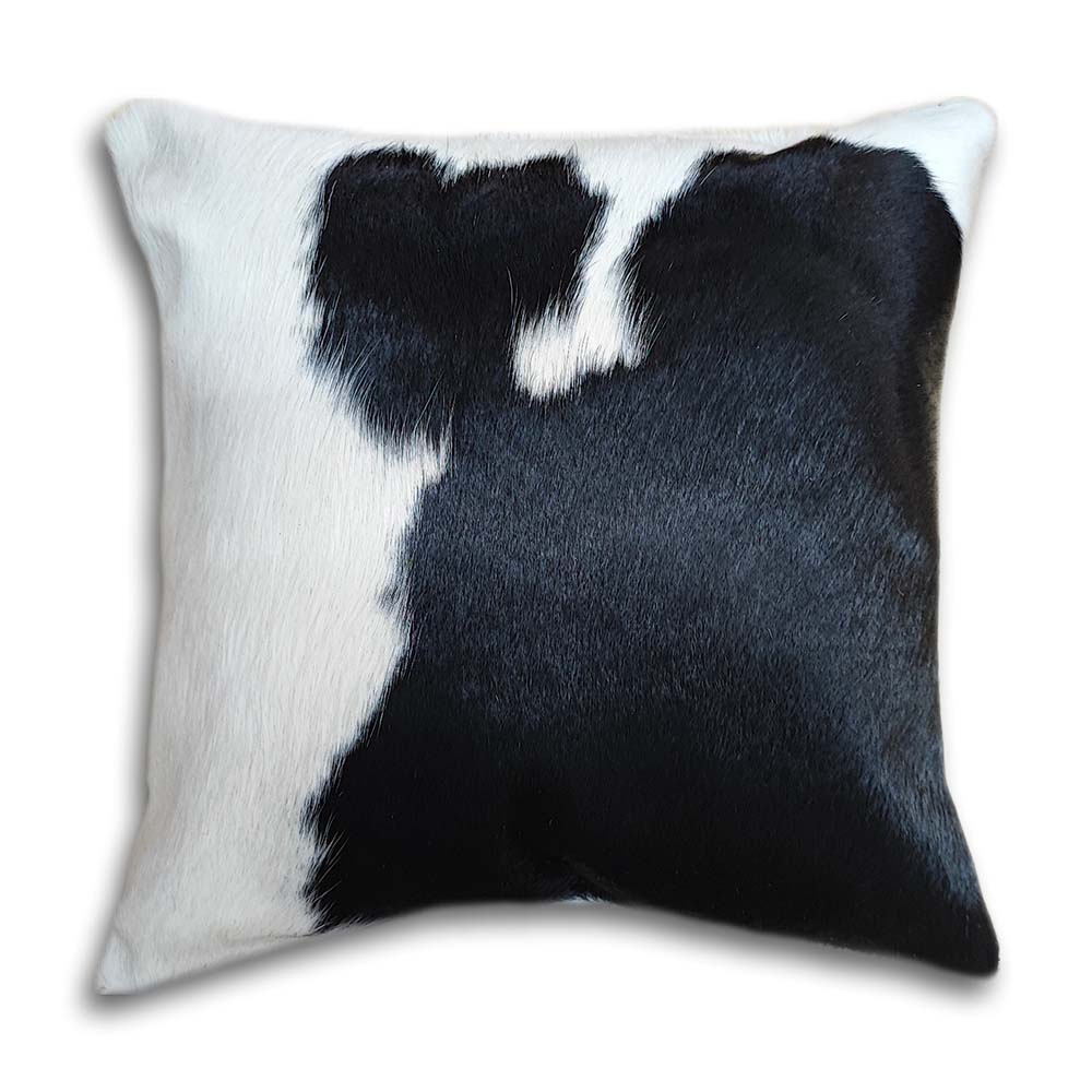 Pillow Case Black and White, Suede Fabric Backing, Size 12' X 20' Pillow Case Black and White, Suede Fabric Backing, Size 12' X 20'