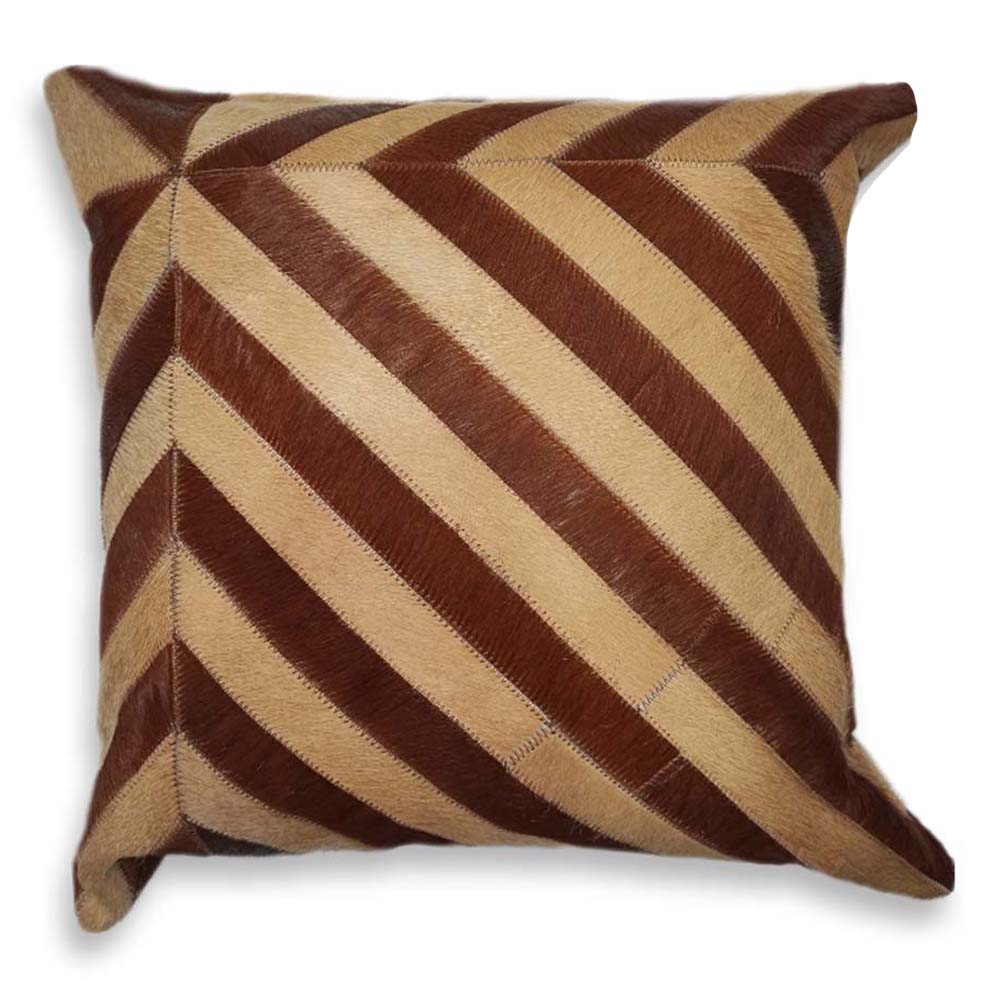 Pillow Case Enigma Beige & Brown, Suede Fabric Backing, Size 18' X 18' Pillow Case Enigma Beige & Brown, Suede Fabric Backing, Size 18' X 18'