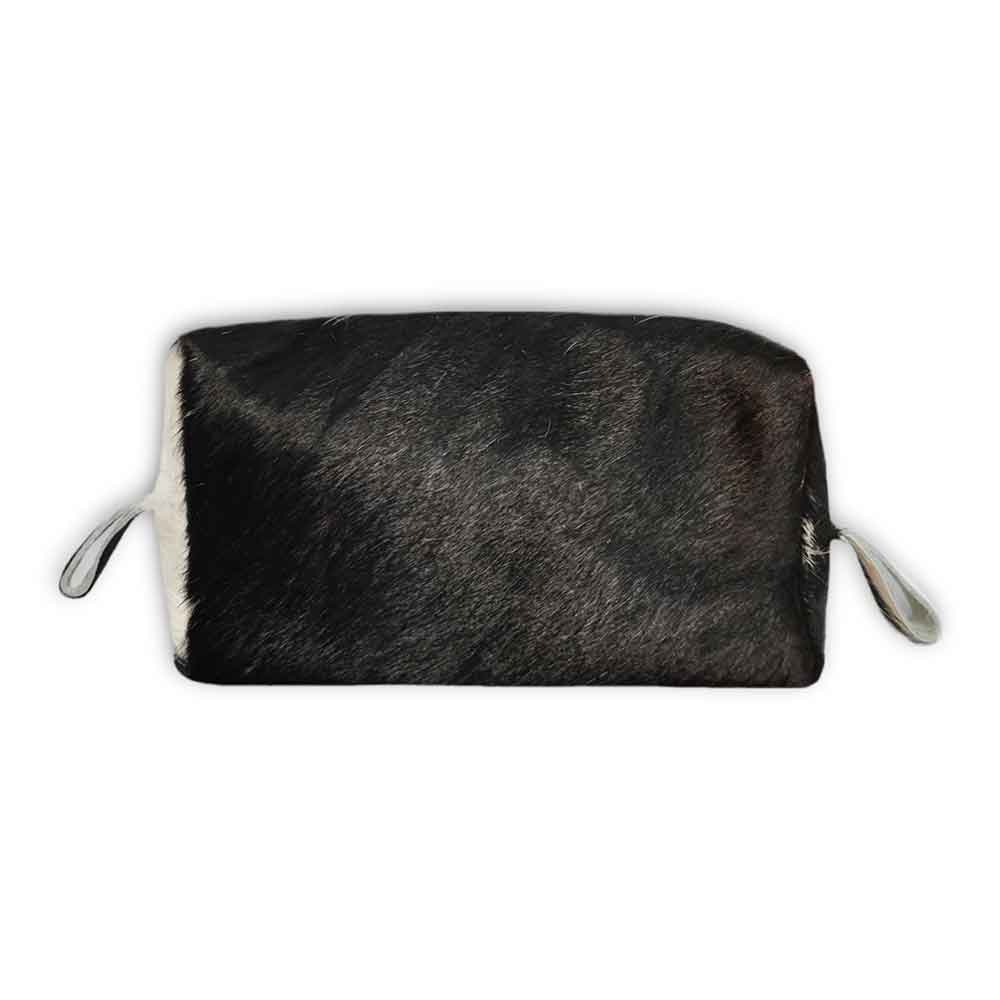 Toiletry Bag, Cowhide Natural Colors