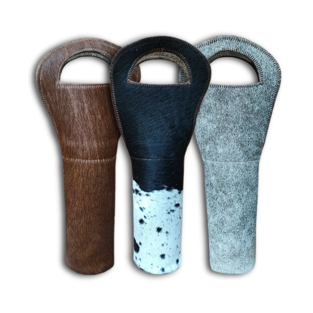 Wine Bottle Bag, Natural Colors Assorted